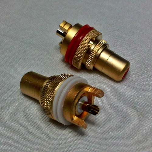 RCA female chassis connector, CMC style m2, pair -SOLD